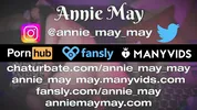Cosplay girl having fucn with her butt plugs - Annie May May