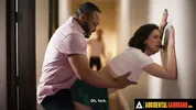 ACCIDENTAL GANGBANG - Wild Casey Calvert Offers To Get Gangbanged To Fight Horny Men's Boredom