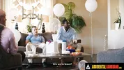 ACCIDENTAL GANGBANG - Wild Casey Calvert Offers To Get Gangbanged To Fight Horny Men's Boredom