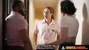 ACCIDENTAL GANGBANG - Wild Casey Calvert Offers To Get Gangbanged To Fight Horny Men's Boredom