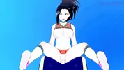 Momo Yaoyorozu and Izuku Midoriya have intense sex on the rooftop. - My Hero Academia Hentai