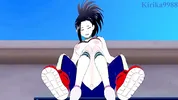 Momo Yaoyorozu and Izuku Midoriya have intense sex on the rooftop. - My Hero Academia Hentai