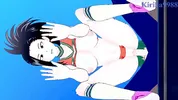 Momo Yaoyorozu and Izuku Midoriya have intense sex on the rooftop. - My Hero Academia Hentai