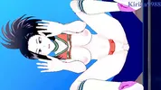 Momo Yaoyorozu and Izuku Midoriya have intense sex on the rooftop. - My Hero Academia Hentai