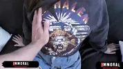 Kylie Green Double Creamied By Stepdad & Stepson