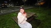 Risky ANAL sex in public car with stranger.