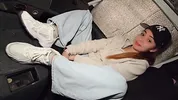 Risky ANAL sex in public car with stranger.