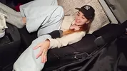 Risky ANAL sex in public car with stranger.