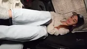 Risky ANAL sex in public car with stranger.