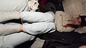 Risky ANAL sex in public car with stranger.