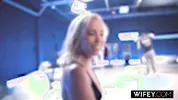 WIFEY Tight Blonde Hotwife Norah Nova Gets Filled Up By Massive BBC In Front Of Hubby