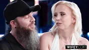WIFEY Tight Blonde Hotwife Norah Nova Gets Filled Up By Massive BBC In Front Of Hubby