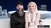 WIFEY Tight Blonde Hotwife Norah Nova Gets Filled Up By Massive BBC In Front Of Hubby