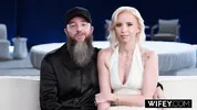 WIFEY Tight Blonde Hotwife Norah Nova Gets Filled Up By Massive BBC In Front Of Hubby