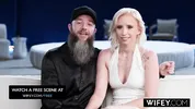 WIFEY Tight Blonde Hotwife Norah Nova Gets Filled Up By Massive BBC In Front Of Hubby