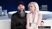 WIFEY Tight Blonde Hotwife Norah Nova Gets Filled Up By Massive BBC In Front Of Hubby