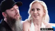 WIFEY Tight Blonde Hotwife Norah Nova Gets Filled Up By Massive BBC In Front Of Hubby