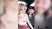 WIFEY Tight Blonde Hotwife Norah Nova Gets Filled Up By Massive BBC In Front Of Hubby