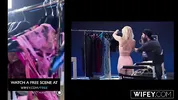 WIFEY Tight Blonde Hotwife Norah Nova Gets Filled Up By Massive BBC In Front Of Hubby