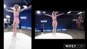 WIFEY Tight Blonde Hotwife Norah Nova Gets Filled Up By Massive BBC In Front Of Hubby