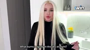 A disgruntled blonde fucks me so I don't have to pay a fine. PAWG, HOT