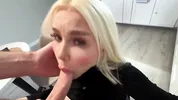 A disgruntled blonde fucks me so I don't have to pay a fine. PAWG, HOT