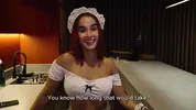 I made my LATINA maid SUCK and FUCK me to pay for her mistakes! - Abella olsen