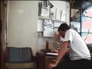 Coed slut gets her ass drilled by a guy in her dorm room