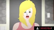 DEVILS FILM - Lilly Bell’s Solo Session Busted Leads To Intense Face-Fucking Frenzy