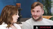 DEVILS FILM - Lilly Bell’s Solo Session Busted Leads To Intense Face-Fucking Frenzy