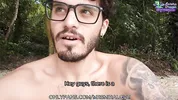 I flirt with a girl on the beach… she takes me to the public bathrooms to fuck