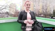 CZECH XXX - Gullible Ginger Redhead Fucked over my Car
