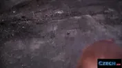 CZECH XXX - Gullible Ginger Redhead Fucked over my Car