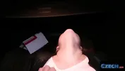 CZECH XXX - Gullible Ginger Redhead Fucked over my Car