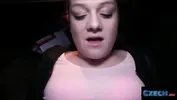 CZECH XXX - Gullible Ginger Redhead Fucked over my Car