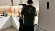 Fucked my stepsister's tight hole on the table while she was making pies