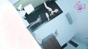 My best friend's girlfriend is cheating on him with me. Rough facefuck and big cumshot. POV