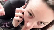 Creampie Stepmom while she takes a work call