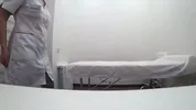Blowjob from a real nurse in a massage room
