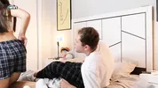 Step Brother Fucked Virgin Step Sister and Cum Inside Her Tight Pussy!