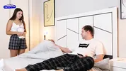 Step Brother Fucked Virgin Step Sister and Cum Inside Her Tight Pussy!