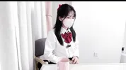 Special treatment for female college students.Fernal doctor cum into JK senior sister's small pussy