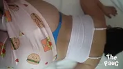 Stepmom comes into my room to clean it and asks me to massage her big ass