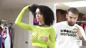 BTS - Ariana Aimes Shows Off Her Huge Boobs In A Heated Photoshoot