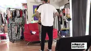 BTS - Ariana Aimes Shows Off Her Huge Boobs In A Heated Photoshoot
