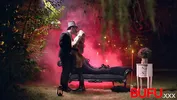 BUFU XXX. Magical ritual anal sex between Latina witch Veronica Leal and huge European cock