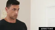 ADULT TIME - Sex Addict Babe Julia James SQUIRTS On Stepdad By Accident During Sneaky Masturbation