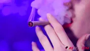 Kitty Quinn smokes her night away in Smoked Out Blondie