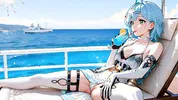4 Zenless Zone Zero Sluts Crash the Captain's Yacht and Beg Forgiveness on an Island - AI GENERATED