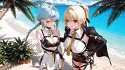 4 Zenless Zone Zero Sluts Crash the Captain's Yacht and Beg Forgiveness on an Island - AI GENERATED